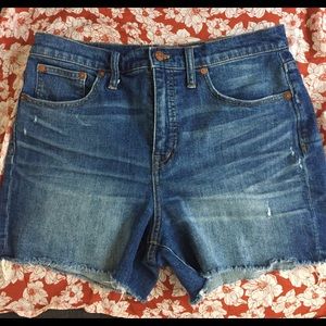 Madewell High Rise Denim Boyshorts (29)